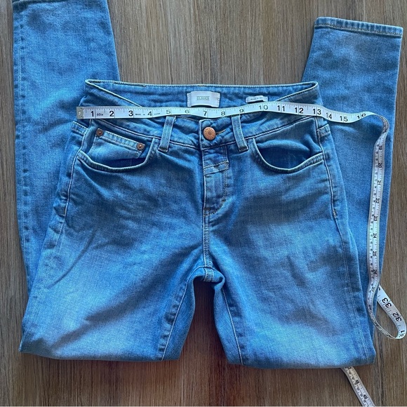 Closed Baker Skinny Light Wash Denim Jeans Sz 25 - Picture 11 of 11